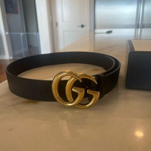 Authentic Gucci leather belt